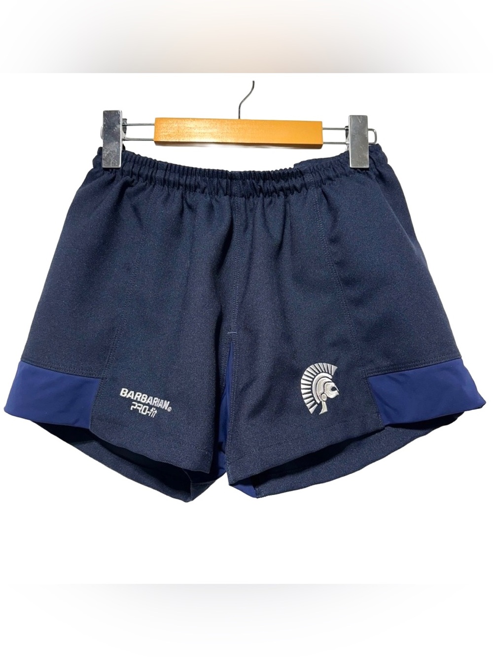 BARBARIAN Pro Fit Rugby Shorts Navy Athletic Training Made Canada S